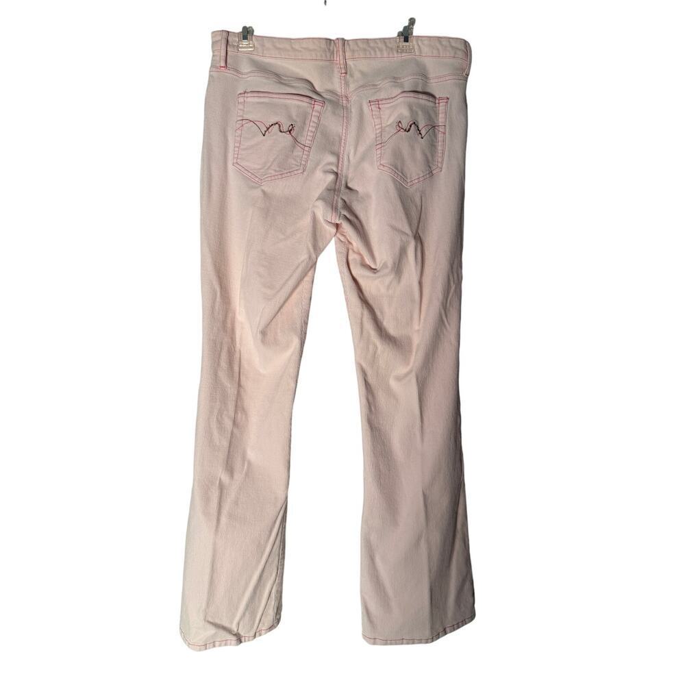 L.E.I Pink Corduroy Women's Size 16 Straight Leg Pants Y2K - Picture 3 of 12